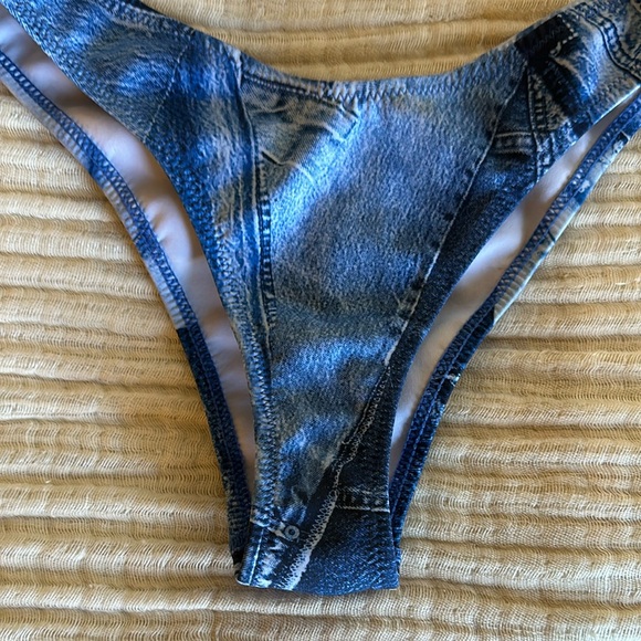 Blue “Denim” Bikini by Kendal and Kylie - Picture 2 of 6